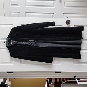 Mary Jane Marcasiano suede coat size 8